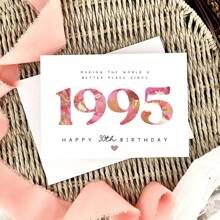 30. Geburtstagskarte, Karte für sie, 30. Geburtstagskarte für Tochter, Enkelin, Nichte, Schwester, Patentochter, Freundin