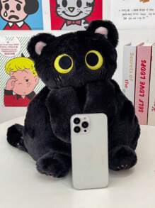 1 Peça Nova Mochila de Pelúcia de Gato Japonesa, Casual e Simples, Design com Zíper, Material de Náilon, Adequada para Escola e Viagem, Pode Acomodar Facilmente Necessidades Diárias, Itens Versáteis, Queridinha da Moda, Adequada para Todos os Estilos e Ocasiões, Adaptabilidade de Estilo é Muito Forte