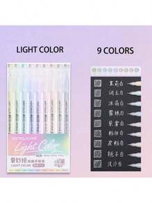 Languo 213 Pcs 1 Set High Capacity Color Neutral Pen Gel Pen Acrylic Paint Markers Pens, Student Painting Drawing 207 Colors Color Handbook Pen, Painting Graffiti Outline Can Be Stacked Color Fine Tip Neutral Pen 0.6mm, 24 Color System Set Candy Color Morandi Color Cute Stationery Pen