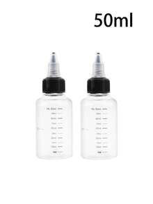 Chai đựng dầu dưỡng tóc 30/50/100/230ml có nắp đậy, dạng bóp, chai nhựa trong suốt, chai PET rỗng có vạch chia, chai đựng thuốc nhuộm tóc có vạch chia, tiện lợi để thoa lên chân tóc, hộp đựng mỹ phẩm có thể tái sử dụng với nắp vặn và vạch chia, thích hợp cho mực lỏng, sơn dầu, thủ công mỹ nghệ, chăm sóc tóc chuyên nghiệp, nhuộm và tạo kiểu tóc, vật dụng cần thiết khi đi du lịch. - Nhiều màu - Xem 12