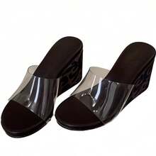 Women Platforms & Wedge Sandals - Brown Clip-on - View 7