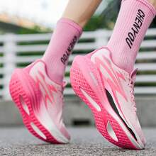 Limited Edition Snake Year Casual Running Shoes, Professional Shock-Absorbing Carbon Plate Competitive Sports Shoes For Men And Women - Pink - View 6