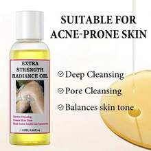 1pcs/2pcs Exfoliator Oil,Yellow Peeling Oil,Rejuvenating And Beautifying The Skin, Deep Cleansing And Removing Dead Skin,Nourish The Body,Body And Facial Care Oil - Màu vàng - Xem 2