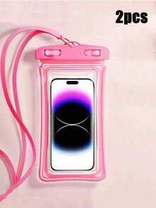 2 Túi Chống Nước Đa Năng, Túi Đeo Điện Thoại Chống Nước Có Túi Khí Chống Nước, Túi Đeo Điện Thoại Chống Nước Khi Bơi Lặn, Túi Khô Điện Thoại Khi Đi Biển cho Điện Thoại Thông Minh, Thể Thao Ngoài Trời, Bơi Lặn, Túi Đeo Điện Thoại Chống Nước Khi Bơi, Túi Đeo Điện Thoại Khi Đi Biển, Phụ Kiện Đi Biển Cho Nam Nữ - Nhiều màu - Xem 18