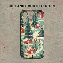 Una funda de teléfono móvil con patrón de regalo de Navidad de árbol de Navidad creativo para IPHONE 16 15 14 13 12 11 XS XR X 7 8 Plus Pro Max Mini - Negro - Ver 5