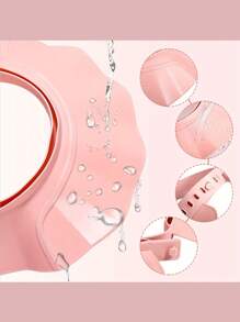 1 件可调节防护眼罩和浴帽 - 柔软、舒适、防水、易于洗发 - 完美贴合 - 有米色、粉色和蓝色可选，浴帽和沐浴产品