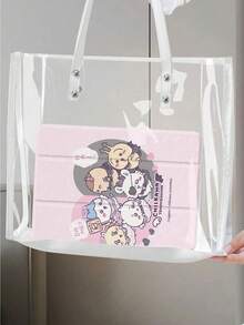 1pc Cute Cartoon Characters Pattern Trifold Stand Tablet Case With Pencil Holder Tablet Case, Anti-Fall IPad Stand, Foldable Non-Slip Adjustable Stand, Flexible Hybrid Protective Case, Suitable For IPad Air 4/5 (10.9-Inch), IPad 7/8/9 (10.2-Inch) 5/6/Air 1/2 (9.7-Inch), Air 3 (10.5-Inch), Pro (11-Inch) 10th Generation, 12.9-Inch, 13-Inch,Pad 17/18/19/20/21/22/23/24/25/Air/Pro/Mini Tablet Case,  S6/A7/A8/A9/S7/S8/S9/S10/S9FE Tablet Case - Nhiều màu - Xem 3