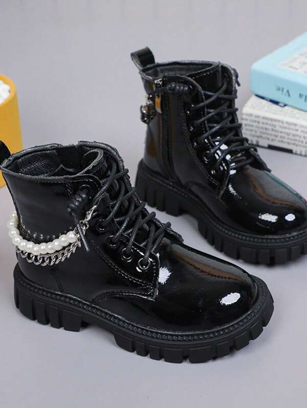 2-5 Jahre alte Mädchen Stiefel, Neue Herbst/Winter Prinzessin Stil Stiefel, Glänzende Mode Stiefel für Kinder