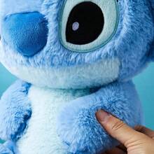 Miniso MOINISO 正版史迪奇基础款毛绒玩偶，7.09*11.02英寸，触感柔软，可爱有趣，适合装饰客厅和卧室，是完美的生日礼物（1个） - 藍色 - 查看 5