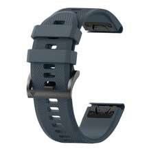 22/20/26mm 快速安装表带兼容 Garmin Tactix 8 47/51mm/Descent G2/Mk3/Mk3i 43/51mm/Enduro 3/2/Fenix8 47/51/43mm/Fenix E/7/7x/7s/5S/5/5X Plus/6S/6/6XPro，适用于 Forerunner965/Quatix 7/7pro/Epix Pro 42MM 的柔软硅胶运动表带 - A - 查看 13