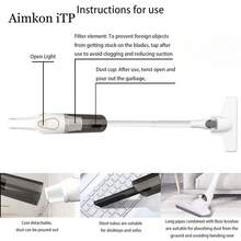 Aimkon iTP 便携式手持式吸尘器，配备多功能配件 - USB 充电，符合人体工程学设计，适用于汽车、家庭和办公室使用，耐用 ABS 材质，小巧轻便，适合狭小空间，2600mAh，7.4V - 彩色 - 查看 8