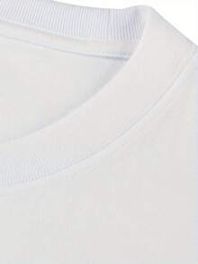 Front Fun Dog Fries Pattern Print Round Collar Short Sleeve T-Shirt Top Comfort Breathable Fabric Leisure Sports Style Men 100% Cotton Street Wear T-Shirt (Choose A Larger Size To Get A Looser Effect)