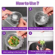 1 Set Kitchen Disposable Filter Net, Leftover Food Strainer, Sink Drain Basket, ABS Plastic Triangle Drain Rack, Hanging Storage Rack, Sink Drain Filter, Bathroom Drain Cover, Kitchen Sink Drain Filter - Multicolor - View 13