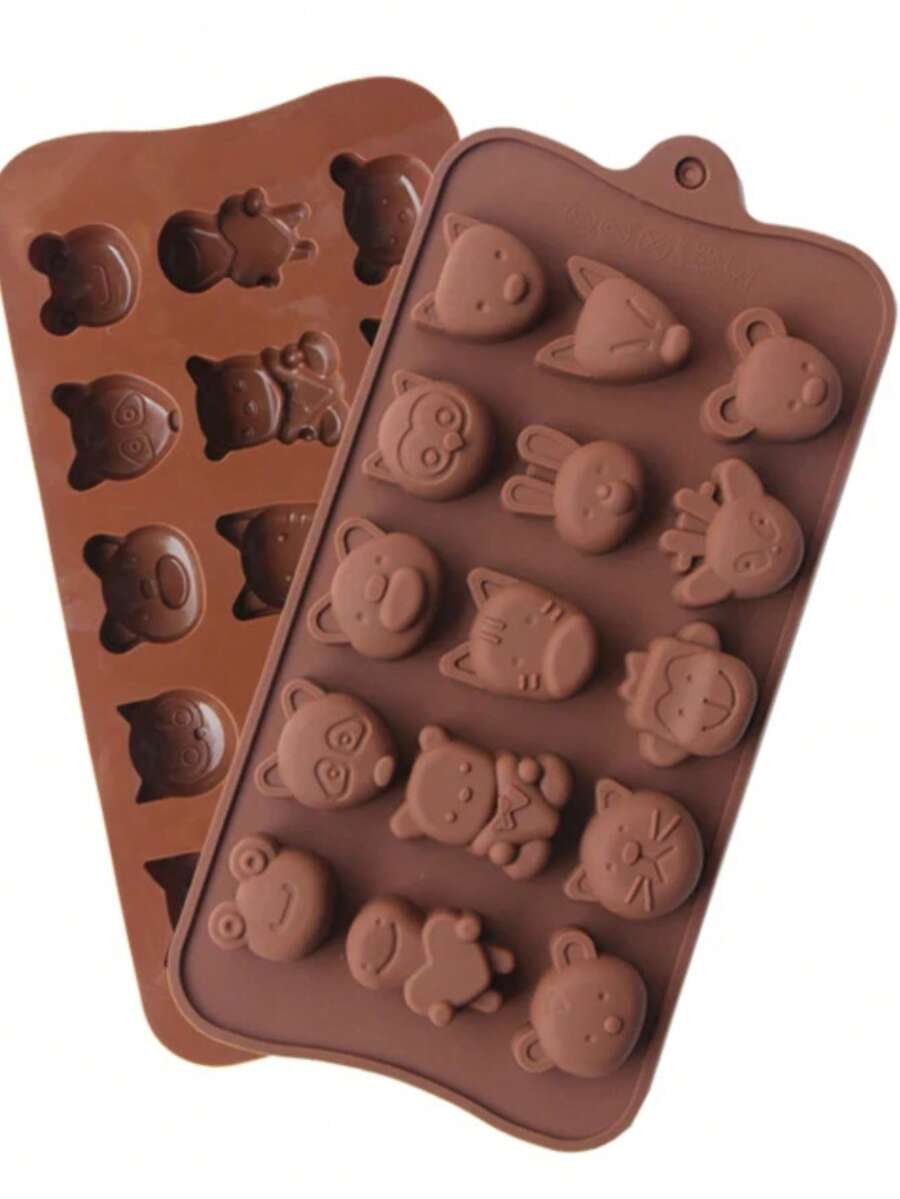Non-Stick 3D  Silicone Mold | Confectionery, Cake, Sweets, DIY - 24 型 - 查看 1