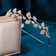 1 Piece Diamond Alloy Hairband Vine Flower Matching Headband Simple Thin Section, Hair Band, Hair Hoop, Hair Accessories, Head Piece - 彩色 - 查看 3