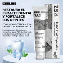 Ceelike Pasta dental con nanohidroxiapatita MSDRWIKEY, remineraliza eficazmente, set de probióticos, cuidado bucal, esencial para la familia - Gris+Morado - Ver 4