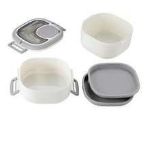 Bento Box 成人午餐盒 - 双层设计，可微波炉加热和洗碗机清洗，坚固且可拆卸，厨房、圣诞礼物、学校用品 - 彩色 - 查看 20