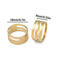 1-10pcs Metal Ring Opener Brass Split Rings Open/Close Jewelry Making DIY Ring Assist Tool - Brass Rings - View 5