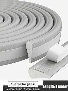 1 件自粘窗户密封条，高弹性尼龙涂层户外门隔音绝缘密封胶带 - 彩色 - 查看 19