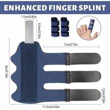 1/2/5 piezas Abrazadera ajustable para dedos, que proporciona un soporte cómodo - Perfecto para dedos lesionados, usado para artritis, dedos en gatillo y lesiones, soporte ligero para dedos para aliviar el dolor - Multicolor - Ver 5