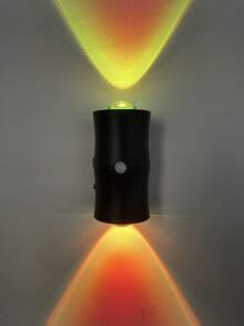 1pc LED Smart Motion Sensor Dual-Head Wall Light, USB Rechargeable Motion Sensor Magnetic Induction Lamp, RGB Adjustable Wash Light, Wireless, Suitable For Kitchen, Hallway, Wardrobe, Closet, Bedroom, RV, Holiday Atmosphere, Gift - Multicolor - View 6