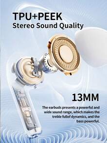 TWS True Wireless Bluetooth Earbuds With Microphone - Bluetooth 5.3, Smart Touch Control, Noise Cancellation, Low Latency, 20 Hours Battery Life, Ergonomic Design - Rapid Auto-Pairing, Compatible With Android And IOS - Ideal For Music, Office, Calls, Fitness And Travel - A7 - View 3