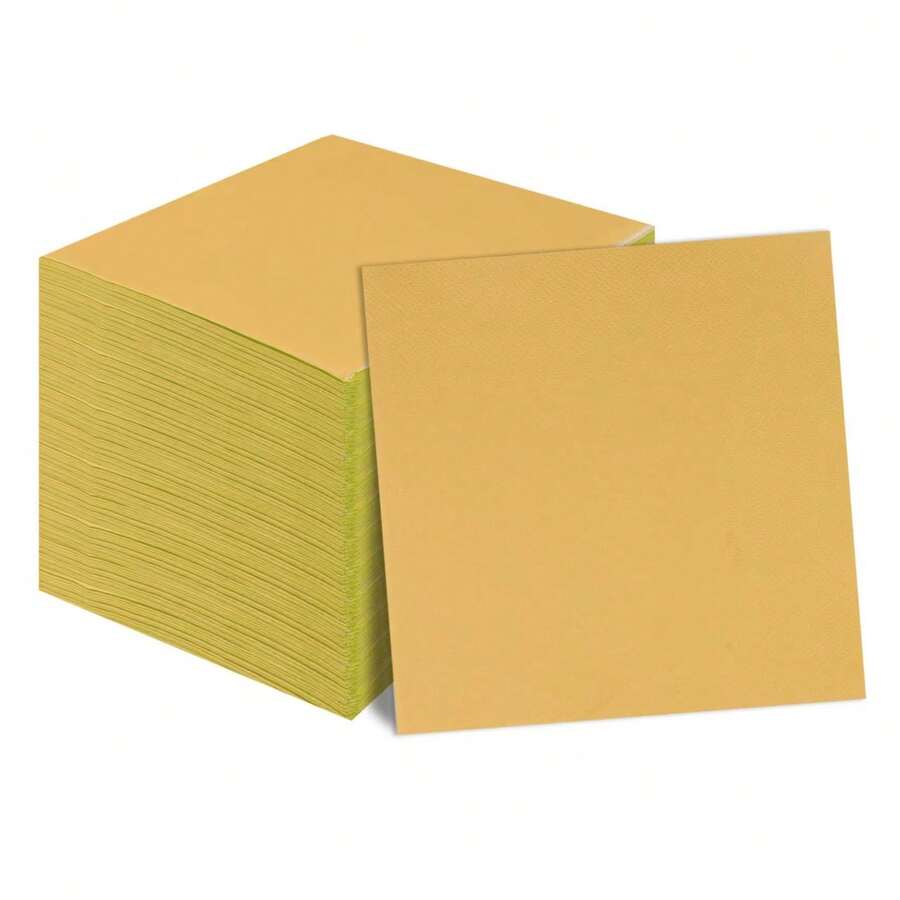 مناديل ورقية مربعة ملونة للاستخدام مرة واحدة، مناديل ورقية للحفلات وتجمعات أعياد الميلاد