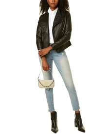 By FAR Rachel Mini Croc-Embossed Leather Shoulder Bag - 彩色 - 查看 5