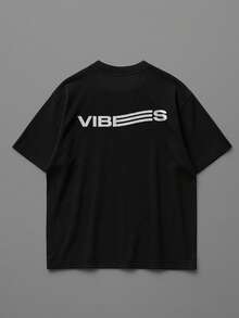 Oversized Streetwear Cotton T-Shirt Printed Shirt - 印刷 04 - 查看 2