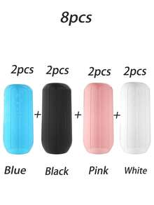 Bộ 12/8/4/1 hộp đựng đồ du lịch chống rò rỉ, nắp đậy chống rò rỉ cho vali đựng đồ vệ sinh cá nhân, dụng cụ chống rò rỉ chai lọ du lịch bằng silicon, phù hợp với hầu hết các kích cỡ chai, có chun co giãn, dùng được cho cả nam và nữ, nhiều màu sắc, thích hợp cho túi đựng đồ du lịch, đồ dùng cần thiết khi đi du lịch, đồ dùng học tập, cắm trại nghỉ lễ, nước hoa mini (nam/nữ), hương thơm bãi biển, quà Giáng sinh, quà Halloween. - Nhiều màu - Xem 20