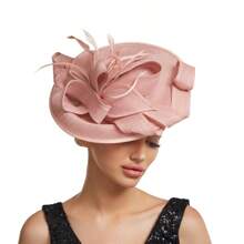 European&American Vintage Green Accessories High-End Tea Party Hat, Palace Party Headpiece, Kentucky Derby Fascinator, Wedding Accessories Mini Hats Tiny Hats Mini Top Hat Mini Cap