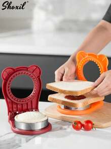 shoxil 1 PIEZA Cortador y sellador de sándwiches - Molde para Uncrustables para niños, molde de bolsillo para sándwiches, accesorios para lonchera, útiles escolares perfectos para preparar el almuerzo y los snacks