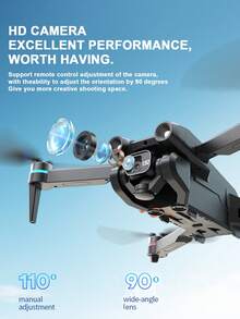 4DRC New K9 MAX Upgraded Aerial Drone Remote With Real-Time Display | 4-Axis Brushless Motors | HD Dual Cameras (Photo/Video) Optical Flow Hover | One-Key /Landing/Roll – Easy For Beginners Perfect Multirotor RC Aircraft & Flying Toy For Indoor/Outdoor/Party Fun & Races WiFi & 2.4GHz | Ideal Birthday, Christmas & Halloween Gift - Black - View 7