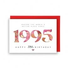 30. Geburtstagskarte, Karte für sie, 30. Geburtstagskarte für Tochter, Enkelin, Nichte, Schwester, Patentochter, Freundin