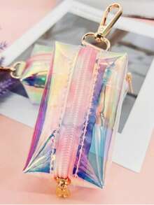 宠物幻彩星空链条拾便袋收纳袋，透明零食收纳器，适用于宠物外出垃圾袋收纳，宠物零食收纳，给宠物最贴心的生日礼物，宠物用品，宠物便便袋收纳袋 - 彩色 - 查看 5