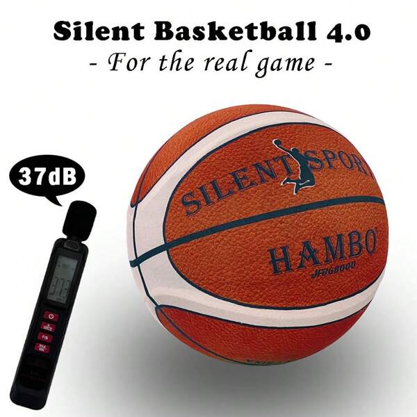 Indoor Noise-Free Basketball, Silent Basketball, PU Foam Basketball With Fabric Cover For Indoor Training, No Coating High-Density Foam Ball, Quietly Dribble Silent Basketball, Suitable For Various Indoor Activities, Size 7 - 29.5inch For Men, Size 6 - 28.9inch For Women, Size 5 - 27.9inch For Children, Gift Choice For Christmas Birthday
