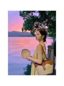 Women Fashion Backpacks - 棕色 - 查看 1