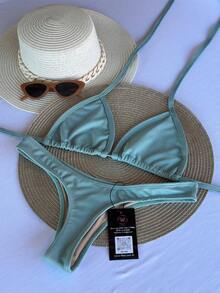 G-String Bikini With G-String Curtain Summer Fashion 2025 - Teos - View 5