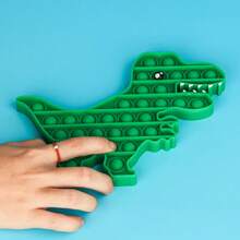 Regenbogen Dinosaurier Luftpolsterfolie Stressabbau Spielzeug, Fidget Spielzeug, modisches Bubble Pop Spielzeug für Erwachsene und Kinder, Partyspiel Dekor Geschenk für Weihnachten, Halloween, Entspannungsspielzeug, Spaß zum Drücken und modisches Spiel für Kinder und Erwachsene