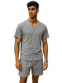 Men Loungewear Onepieces - Nhiều màu - Xem 4