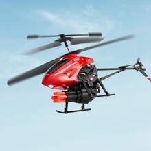 RC Helicopter, 2.4GHz Flying Remote Control Helicopter With Shooting Mode, 3.5 Channel RC Airplane For Kid, Altitude Hold, One-Key Take Off/Landing & LED Lights, Toys For Kids Ages 14 And Up - Đỏ - Xem 9