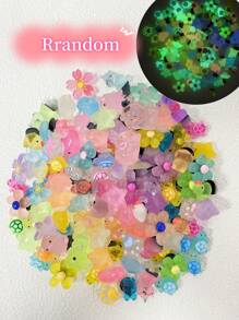 4pcs Glow-In-The-Dark Cute 3D Turtle Detachable Shoe Charms Decorations, Luminous Clips For Beach Sandals Cute Shoes Accessories For Spring Summer Beach Or Daily Wear Women Men Shoes