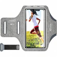 Phone Brazalete Llavero y Ranura para Tarjeta para Teléfono de hasta 6.2 Pulgadas,  16e/16/15 Pro/15/14 Pro/14, Galaxy S23/S22, Pixel 8a, Resistente al Agua, Banda Ajustable (Gris) - VERDE - Ver 1