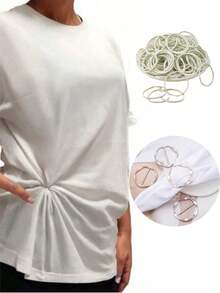 1/2/5 szt. Eleganckie złote okrągłe klipsy do szalików ze stopu | Wielofunkcyjne klamry do koszul i regulatory pasków dla kobiet i dziewcząt – modne akcesoria do szalików, pasków i koszulek z błyszczącym metalicznym wykończeniem, idealne do codziennych stylizacji, strojów imprezowych i warstwowych stylizacji (trwała konstrukcja ze stopu, łatwe w użyciu i uniwersalne na wszystkie pory roku)