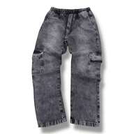 DIA DOS PAIS CALÇA CARGO JOGGER SARJA LARGA MASCULINA SKATE, CASUAL, 5 BOLSOS FECHAMENTO CORDÃO MODA UNISSEX