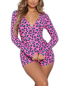 estampado de leopardo morado