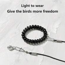 1 Stück Papageien-Leine, ultraleicht und fußfreundliches Outdoor-Trainingsseil für Aras, Kakadus, Papageien