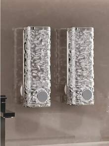 壁挂式皂液器，适用于酒店、豪宅洗发水、沐浴露、洗手液补充瓶、浴室泵盒，适合家庭使用，可返回学校