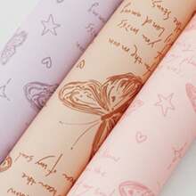 3 pièces Papier cadeau de mariage comprenant 6 types de papier d'emballage coloré. Les couleurs douces et les designs mignons en font l'emballage cadeau parfait. Il convient également parfaitement pour les anniversaires, la Saint-Valentin, la Fête des Mères, les boîtes cadeaux, les mariages, les saisons, l'emballage cadeau pour les fêtes, les projets d'artisanat, la décoration d'intérieur, l'artisanat, etc.