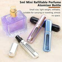 5ml Refillable Travel Perfume Atomizer Spray Bottle, Portable Bottom Filling Perfume Bottle
